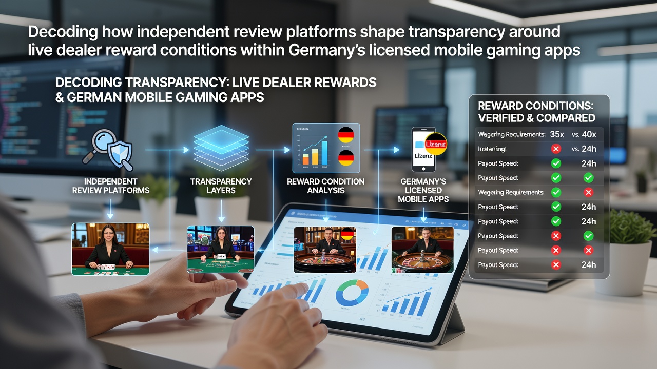 Unabhängige Bewertungsplattformen und ihre Darstellung von Belohnungsbedingungen in deutschen Live-Dealer-Apps