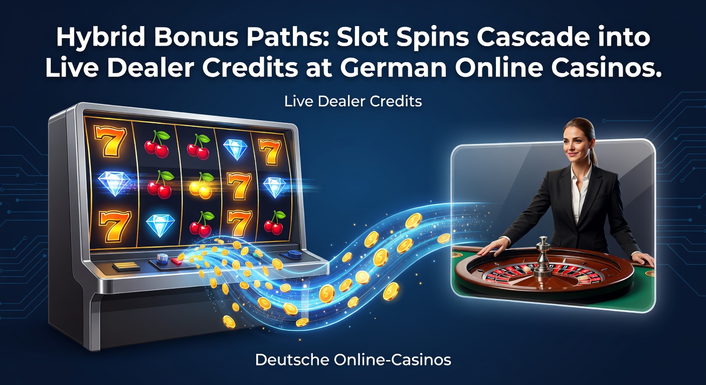 Screenshot eines Casino-Dashboards mit Bonus-Tracker, der Slot-Freispiele in Live-Dealer-Credits umwandelt, inklusive Fortschrittsbalken